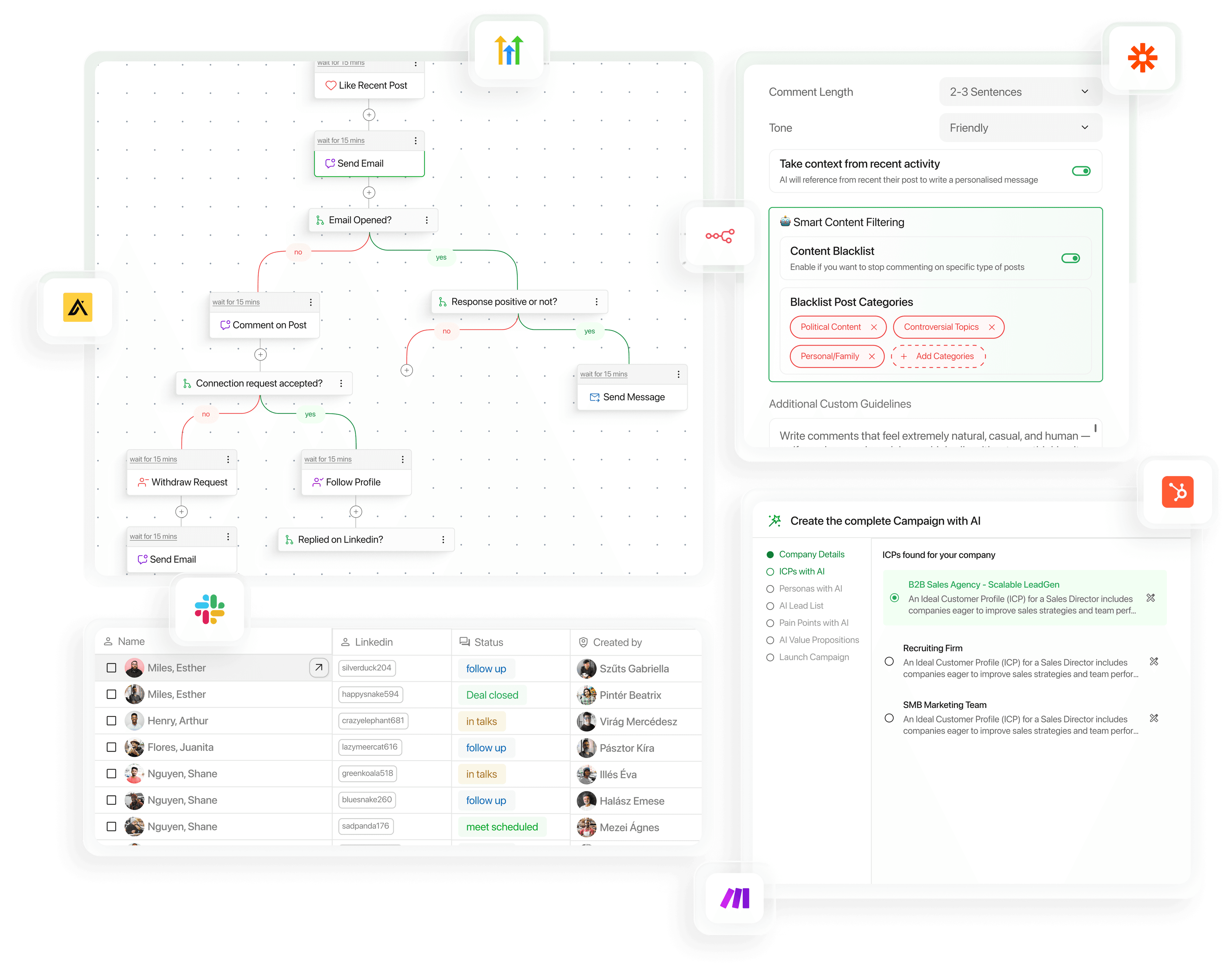 Dashboard - AI Sales Automation Platform