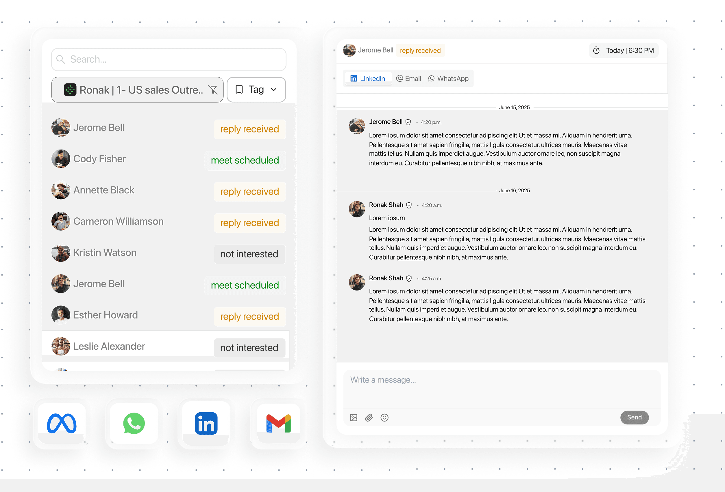 multi-channel outreach management preview